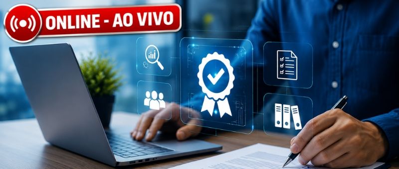 Formação de auditores ISO 9001 - ONLINE - AO VIVO